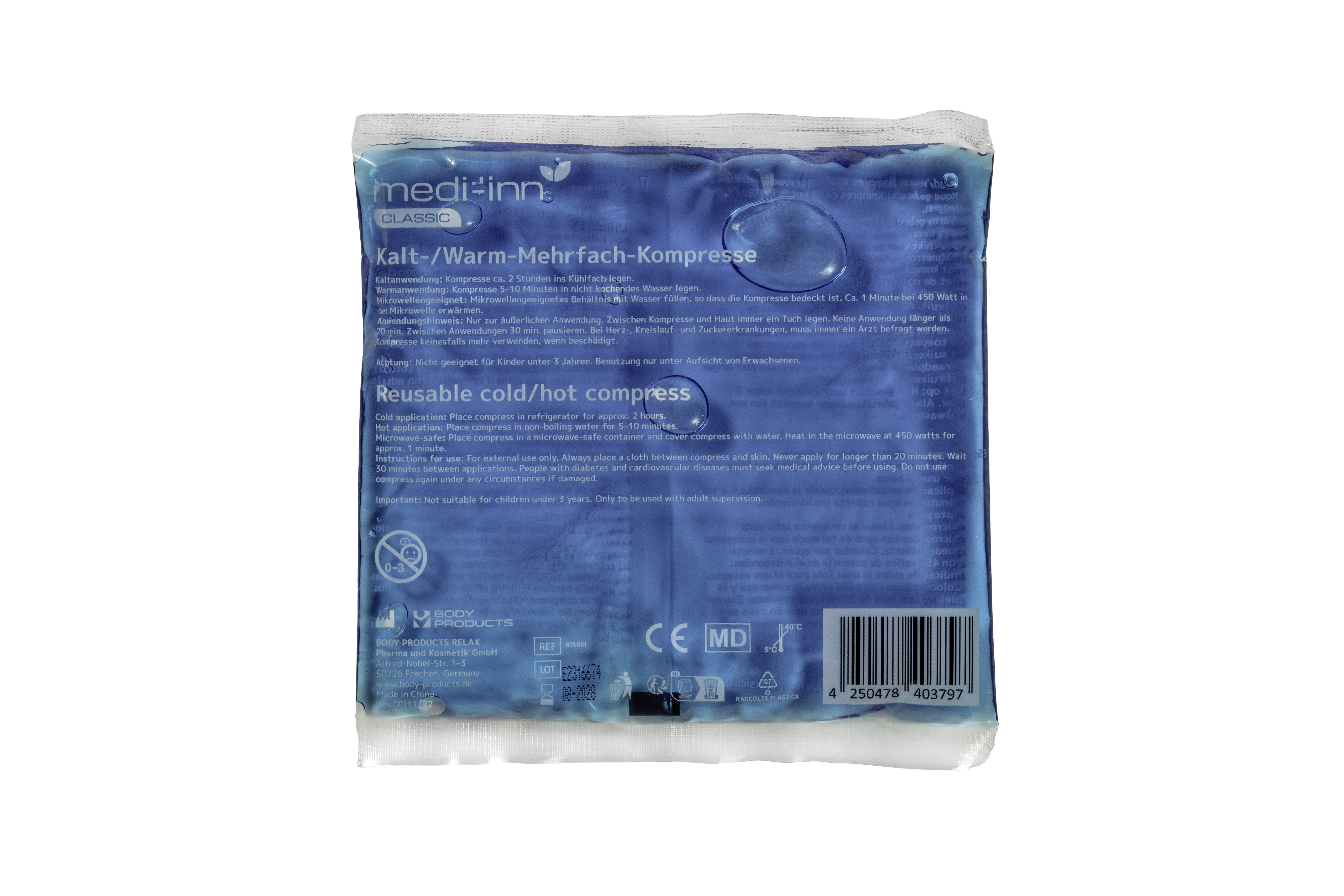 medi-inn® CLASSIC Kalt- / Warm-Mehrfach-Kompresse